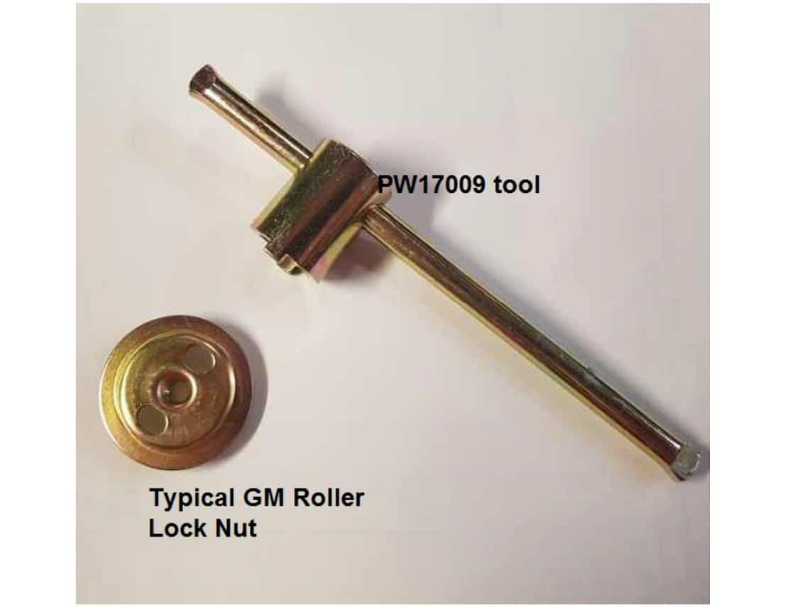 Tool: Window lock nut - GM window rollers